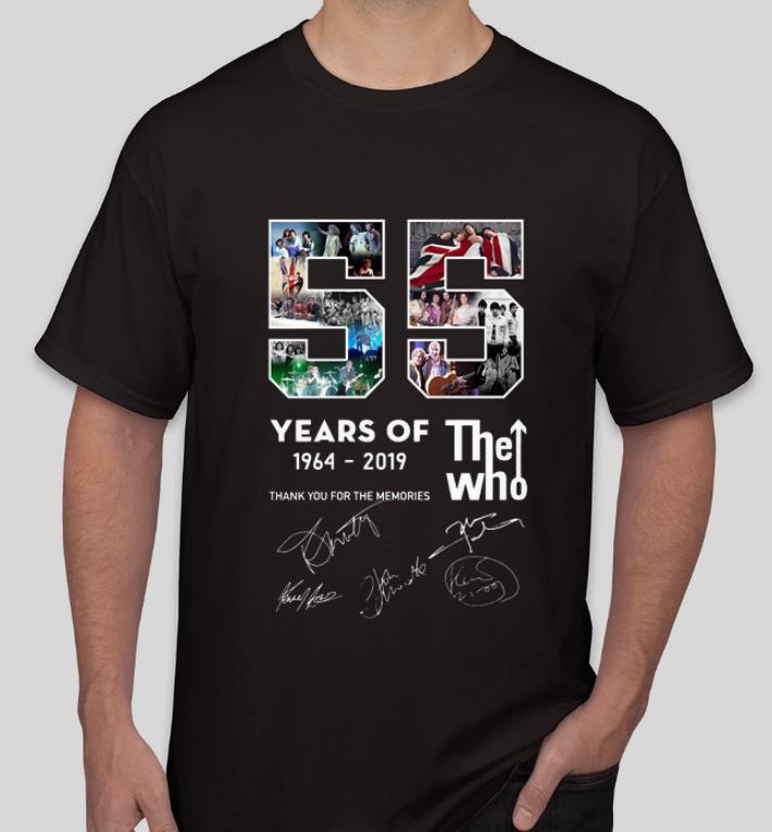 Top The Who 55 Years 1964 2019 Thank You For The Memories shirt 4 - Top The Who 55 Years 1964 2019 Thank You For The Memories shirt
