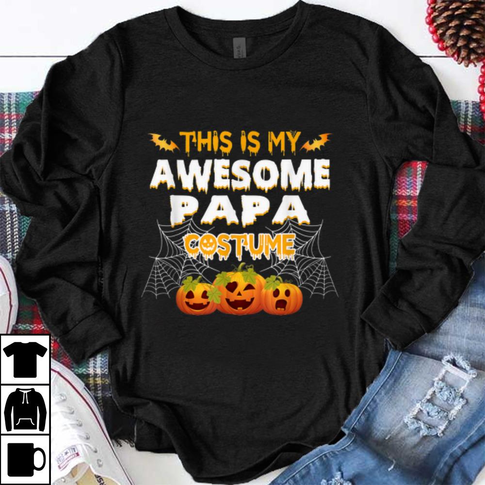 Top This Is My Awesome Papa Costume Pumpkin Halloween Costume shirt 1 - Top This Is My Awesome Papa Costume Pumpkin Halloween Costume shirt