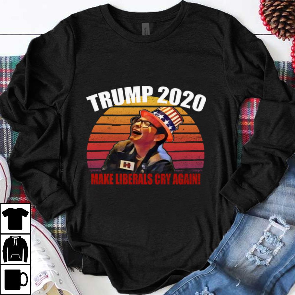 Top Trump 2020 Make Liberals Cry Again Vintage Sunset shirt 1 - Top Trump 2020 Make Liberals Cry Again Vintage Sunset shirt