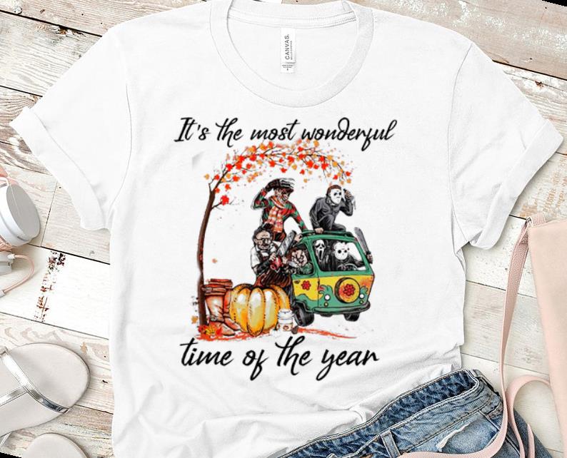 Top it s the most wonderful time of the year horror character shirt 1 - Top it's the most wonderful time of the year horror character shirt