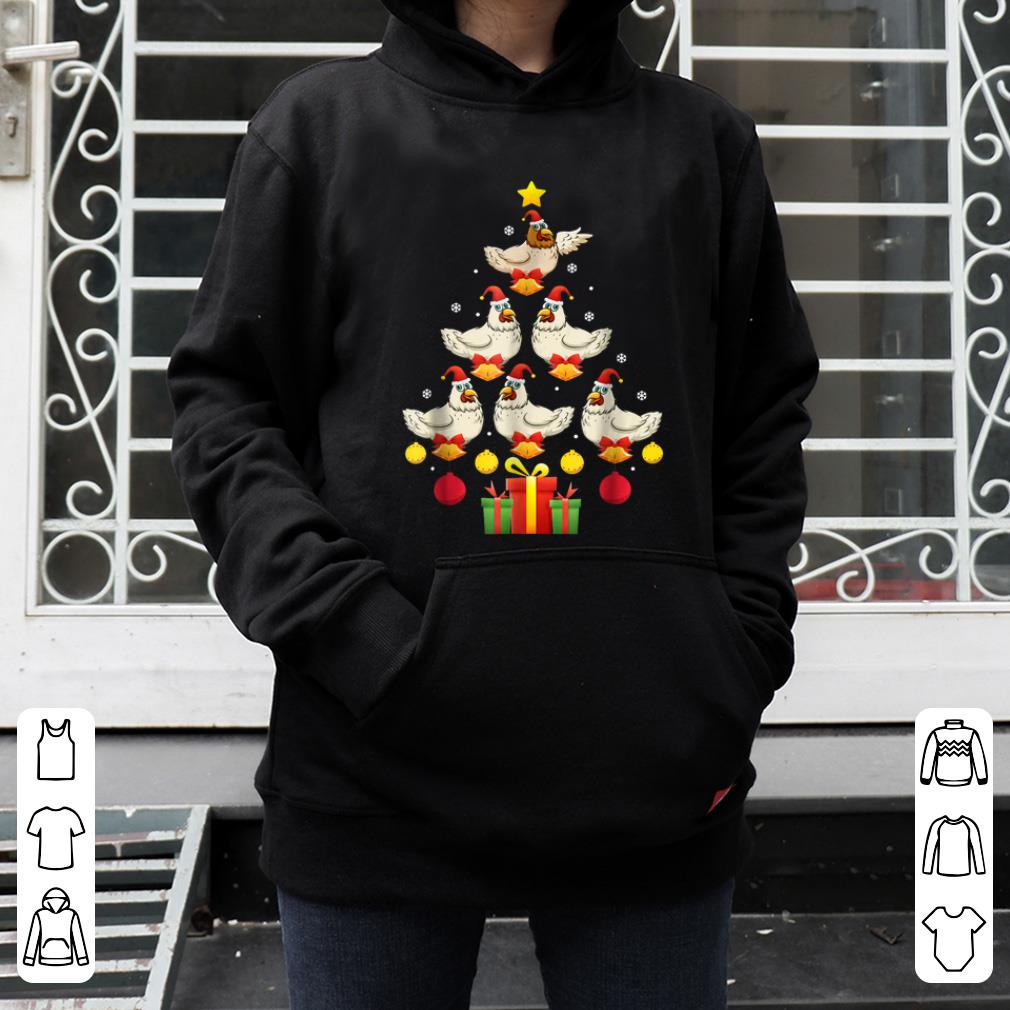 Awesome Chicken Christmas Tree Ornament Decor Gift Santa Tee shirt 4 - Awesome Chicken Christmas Tree Ornament Decor Gift Santa Tee shirt