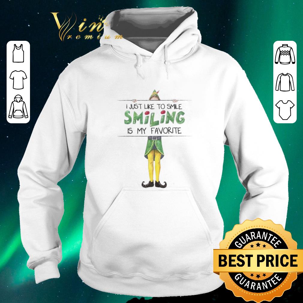 Awesome Elf i just like to smile smiling is my favorite Christmas shirt sweater 4 - Awesome Elf i just like to smile smiling is my favorite Christmas shirt sweater