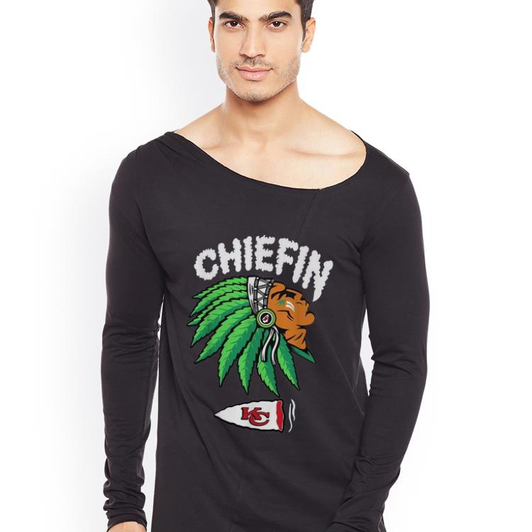 Awesome Kansas City Chiefs Chiefin Indians Weed Smoking shirt 4 - Awesome Kansas City Chiefs Chiefin Indians Weed Smoking shirt
