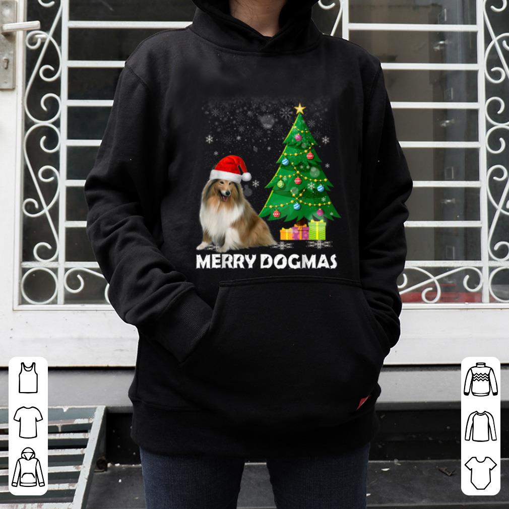 Awesome Merry Dogmas Shetland Sheepdog Christmas dog decor Xmas tree shirt 4 - Awesome Merry Dogmas Shetland Sheepdog Christmas dog decor Xmas tree shirt