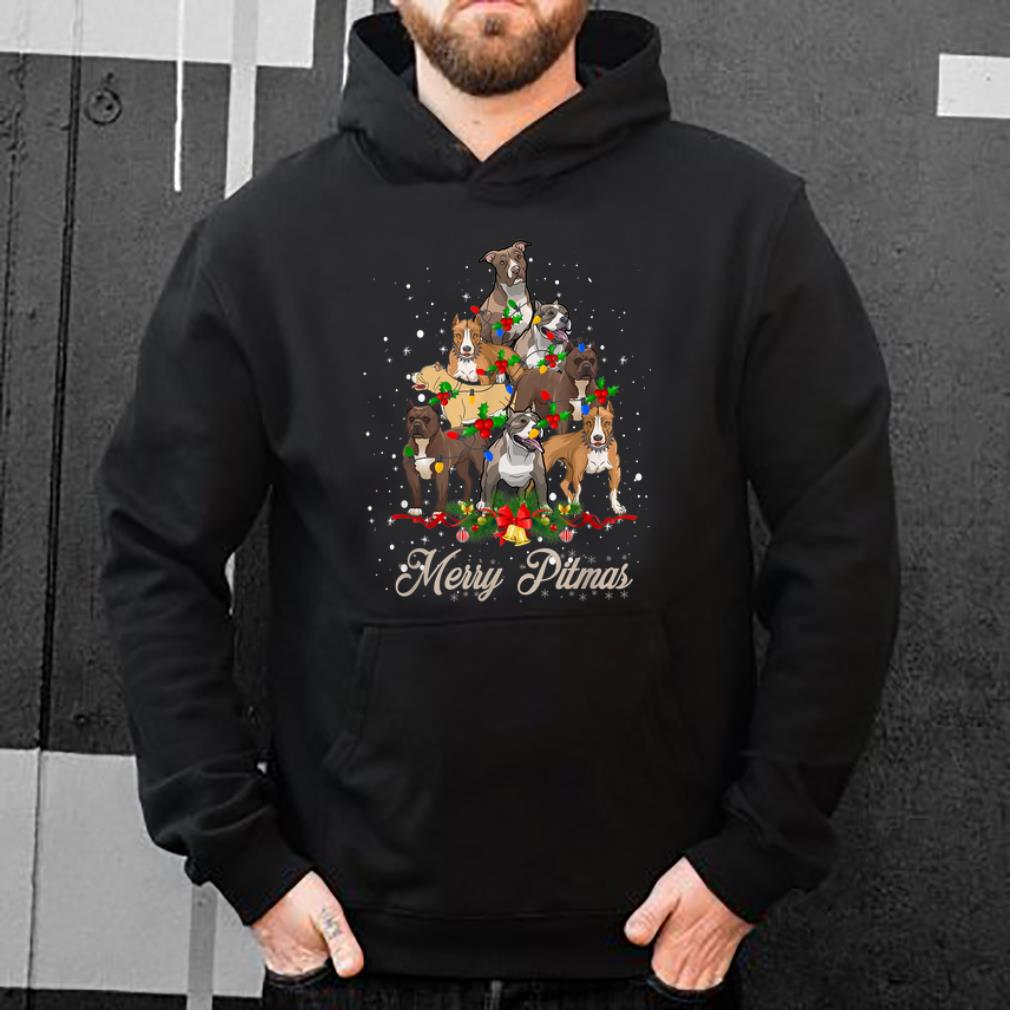 Awesome Merry Pitmas Pitbull Dog Christmas Tree Gift Decor Xmas shirt 4 - Awesome Merry Pitmas Pitbull Dog Christmas Tree Gift Decor Xmas shirt