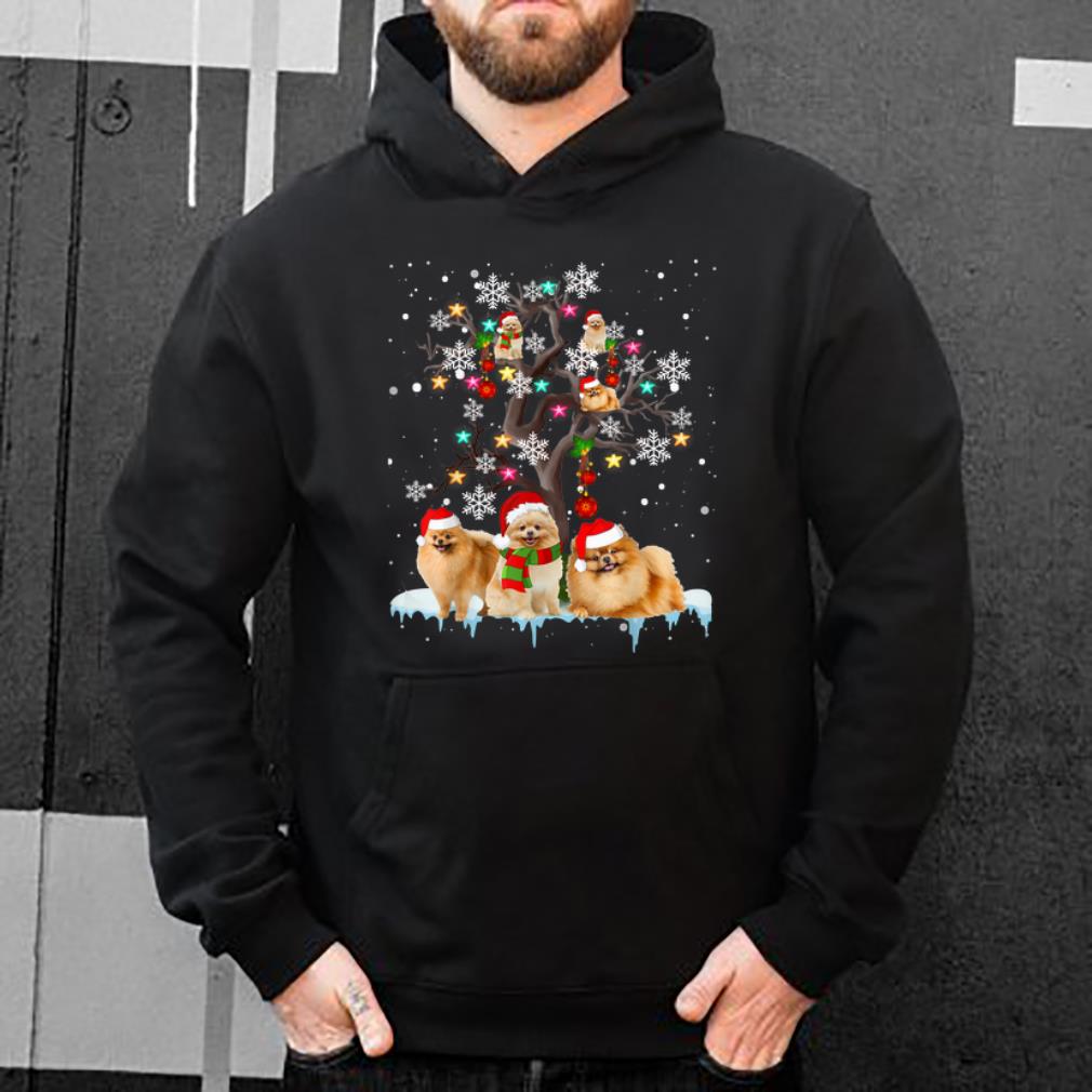 Awesome Pomeranian Christmas Tree Dog Lovers Chirstmas shirt 4 - Awesome Pomeranian Christmas Tree Dog Lovers Chirstmas shirt