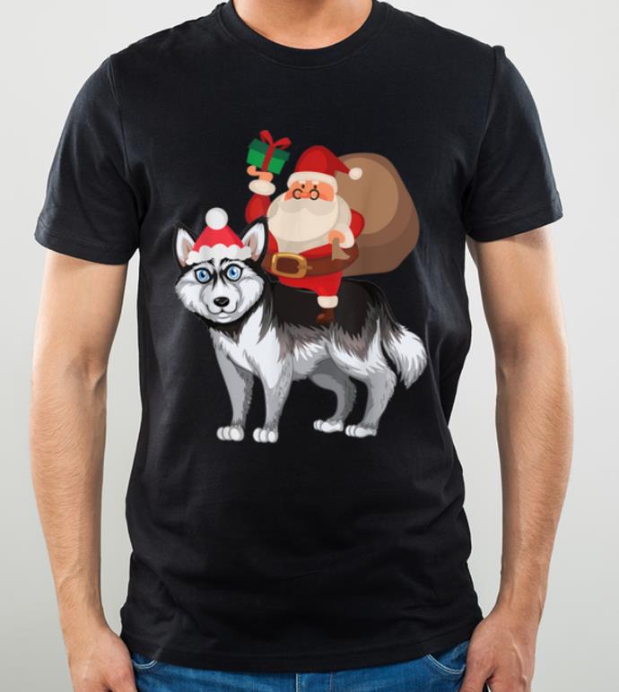 Awesome Santa Riding Alaskan Klee Kai Christmas Pajama Gift shirt 4 - Awesome Santa Riding Alaskan Klee Kai Christmas Pajama Gift shirt