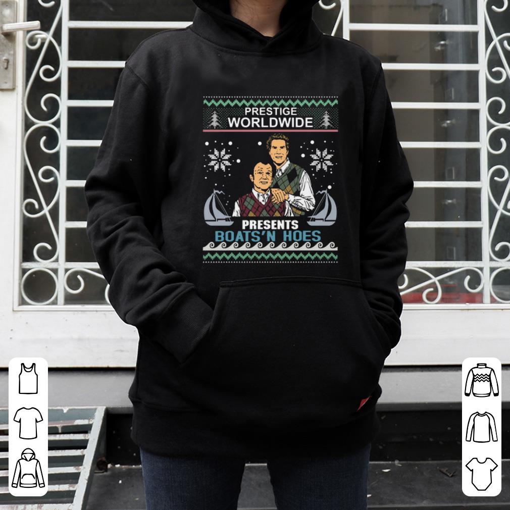 Awesome Step Brothers Prestige Worldwide Presents Boats n Hoes Ugly Christmas shirt 4 - Awesome Step Brothers Prestige Worldwide Presents Boats ‘n Hoes Ugly Christmas shirt
