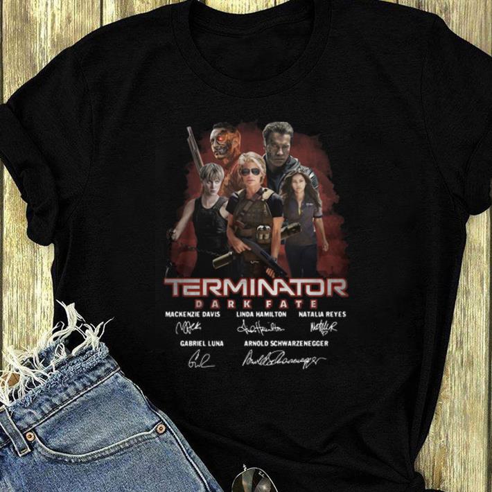 Awesome Terminator Dark Fate Mackenzie Davis Linda Hamilton Natalia Reyes Signature shirt 4 - Awesome Terminator Dark Fate Mackenzie Davis Linda Hamilton Natalia Reyes Signature shirt