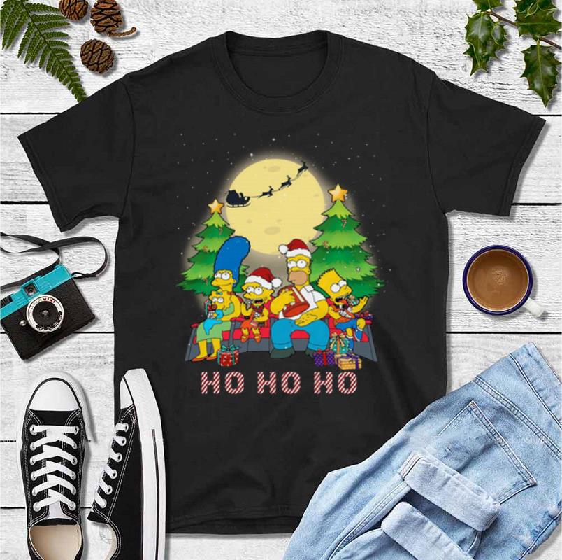 Awesome The Simpsons Family ho ho ho christmas shirt 4 - Awesome The Simpsons Family ho ho ho christmas shirt