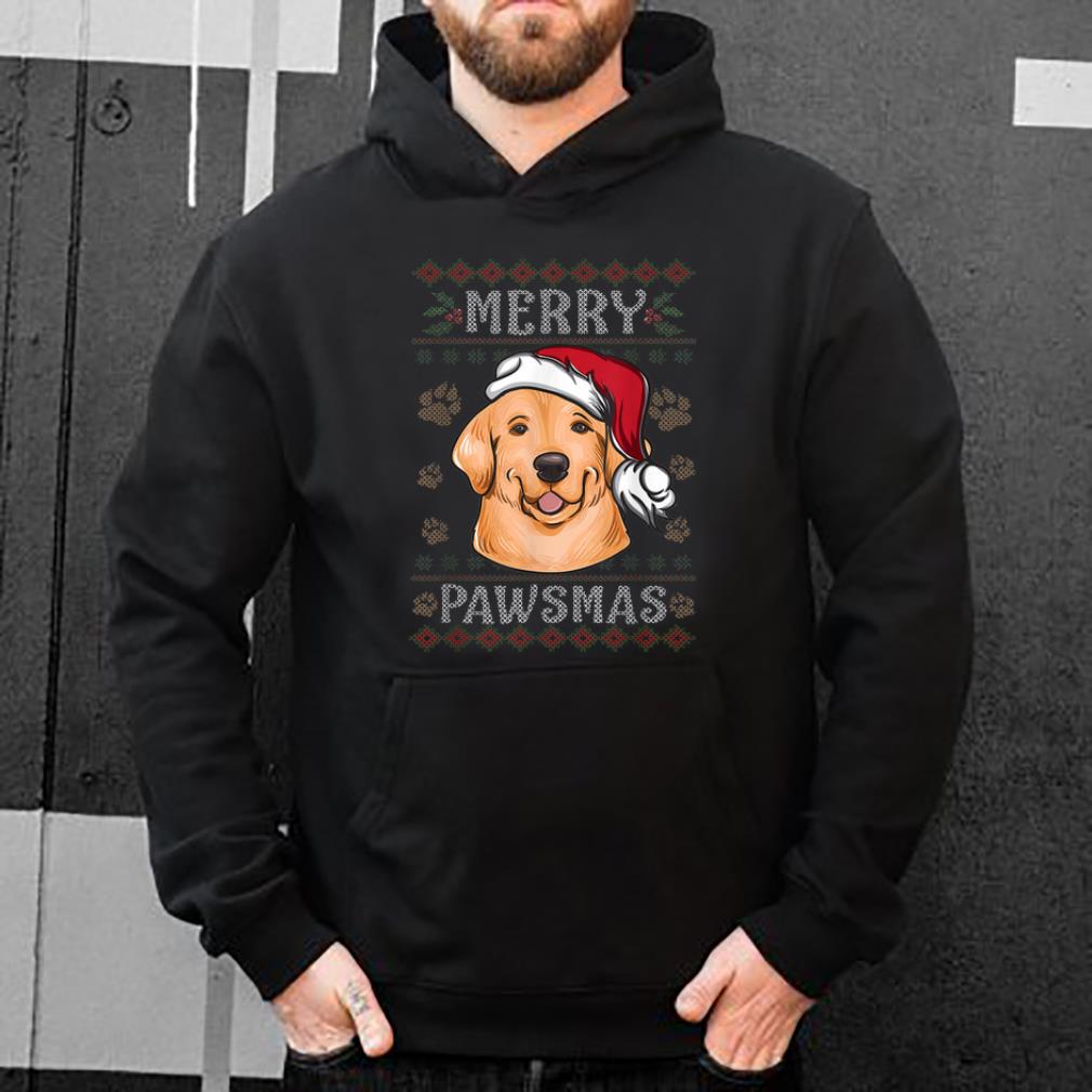 Awesome Xmas Golden Retriever Dog in Santa Hat Ugly Christmas shirt 4 - Awesome Xmas Golden Retriever Dog in Santa Hat Ugly Christmas shirt