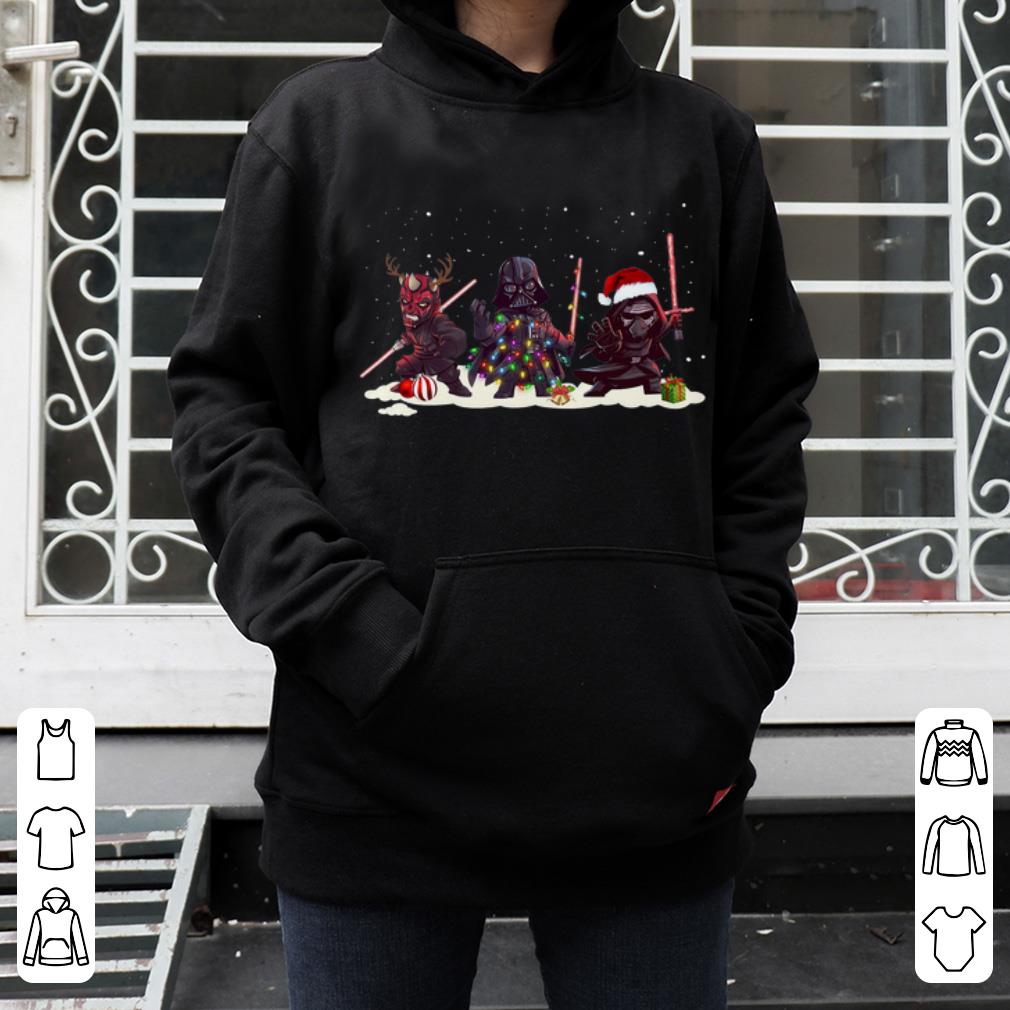 Beautiful Darth Vader Kylo Ren And Darth Maul Star Wars Christmas shirt 4 - Beautiful Darth Vader Kylo Ren And Darth Maul Star Wars Christmas shirt