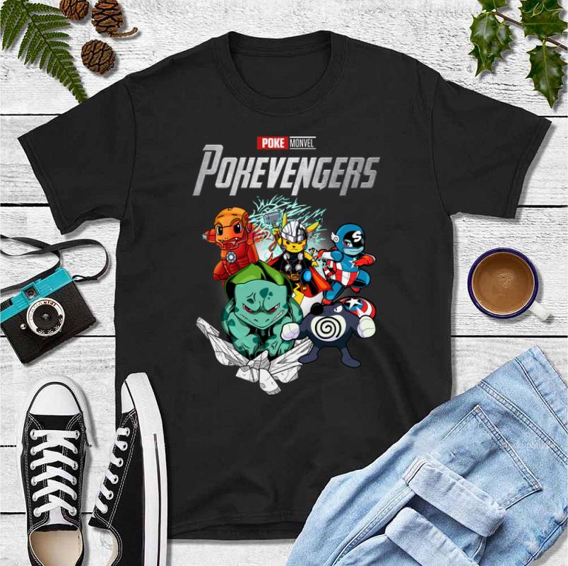 Beautiful Marvel Avengers Endgame Poke Monvel Pokevengers shirt 4 - Beautiful Marvel Avengers Endgame Poke Monvel Pokevengers shirt