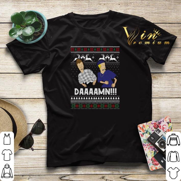 Beavis And Butthead Daaaamn Ugly Christmas shirt sweater 4 - Beavis And Butthead Daaaamn Ugly Christmas shirt sweater