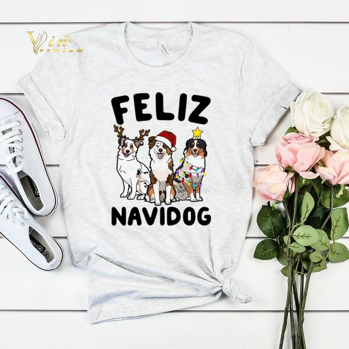 Christmas Feliz Navidog Australian Shepherd shirt 4 - Christmas Feliz Navidog Australian Shepherd shirt