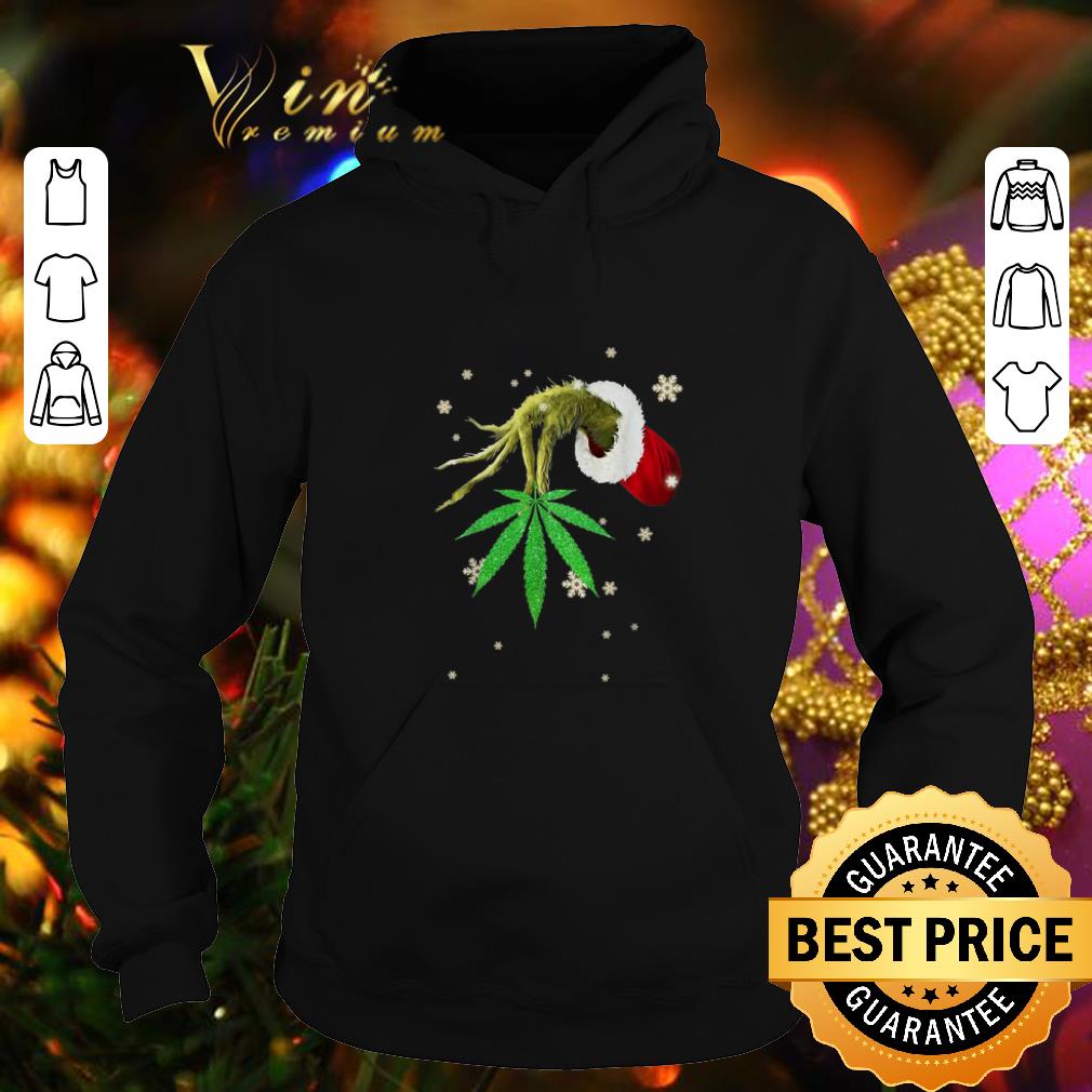 Cool Hand Grinch hold weed Christmas shirt Cool Hand Grinch hold weed Christmas shirt 4 - Cool Hand Grinch hold weed Christmas shirt