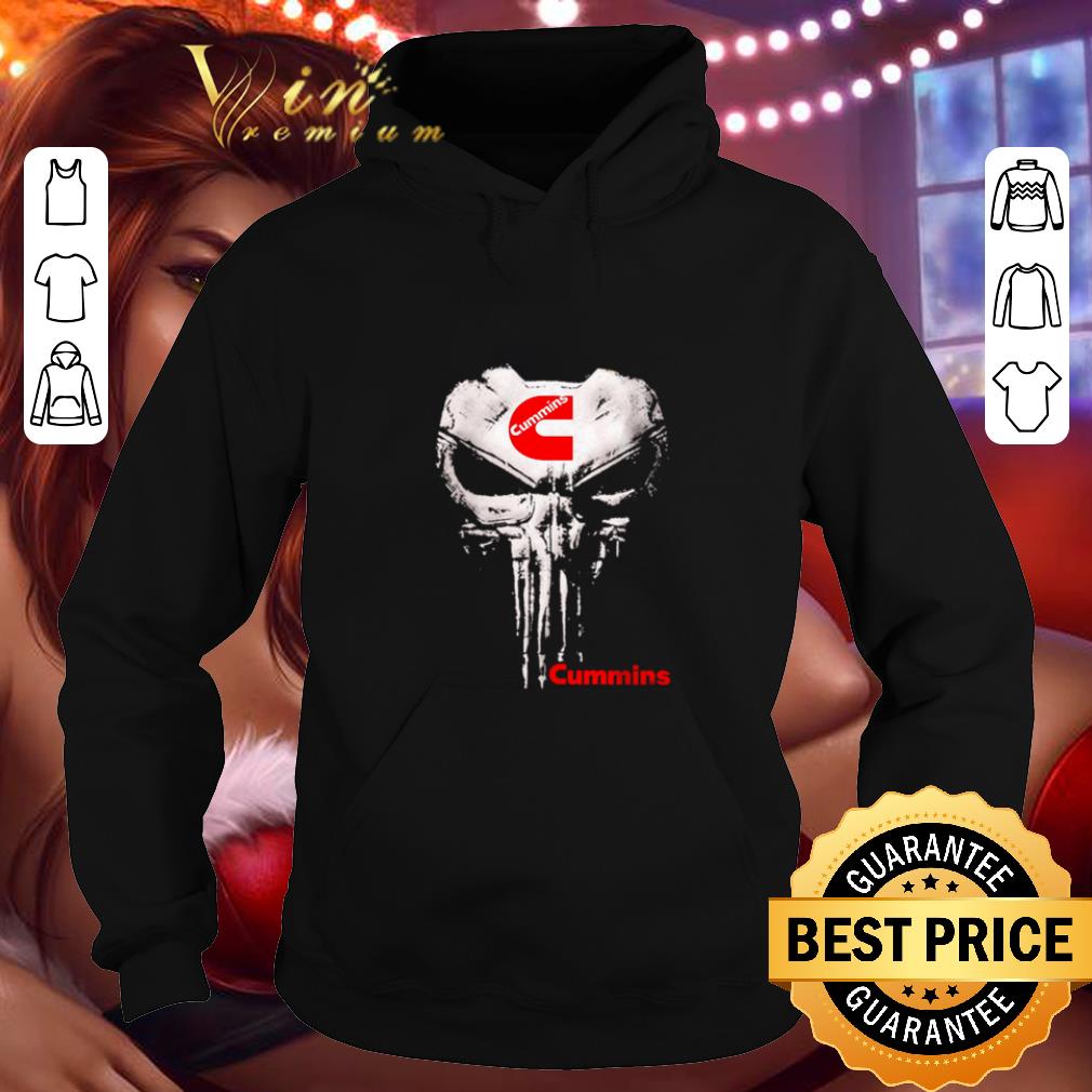 Cool Punisher skull Cummins shirt 4 - Cool Punisher skull Cummins shirt
