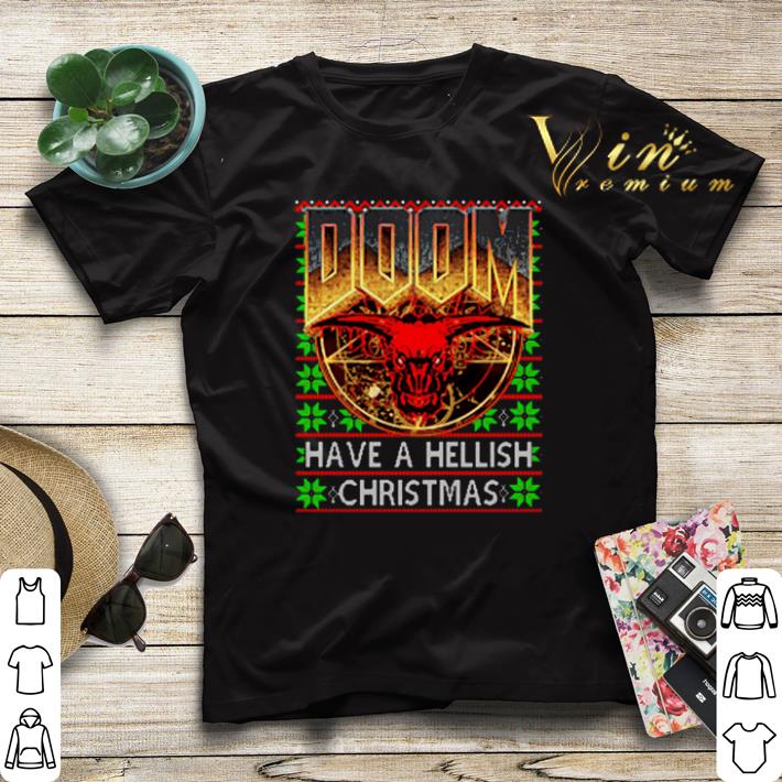 DOOM Have a Hellish Christmas shirt sweater 4 - DOOM Have a Hellish Christmas shirt sweater