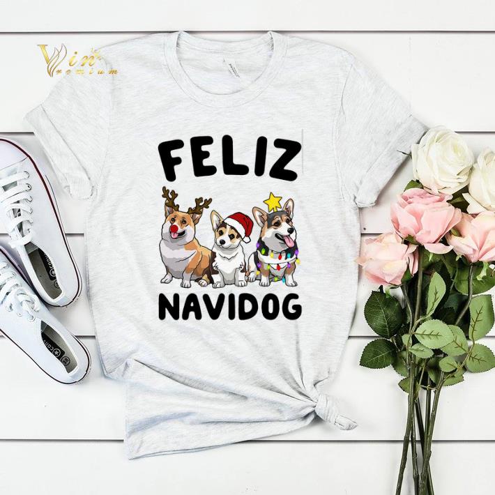 Feliz Navidog Corgi Christmas shirt sweater 4 - Feliz Navidog Corgi Christmas shirt sweater