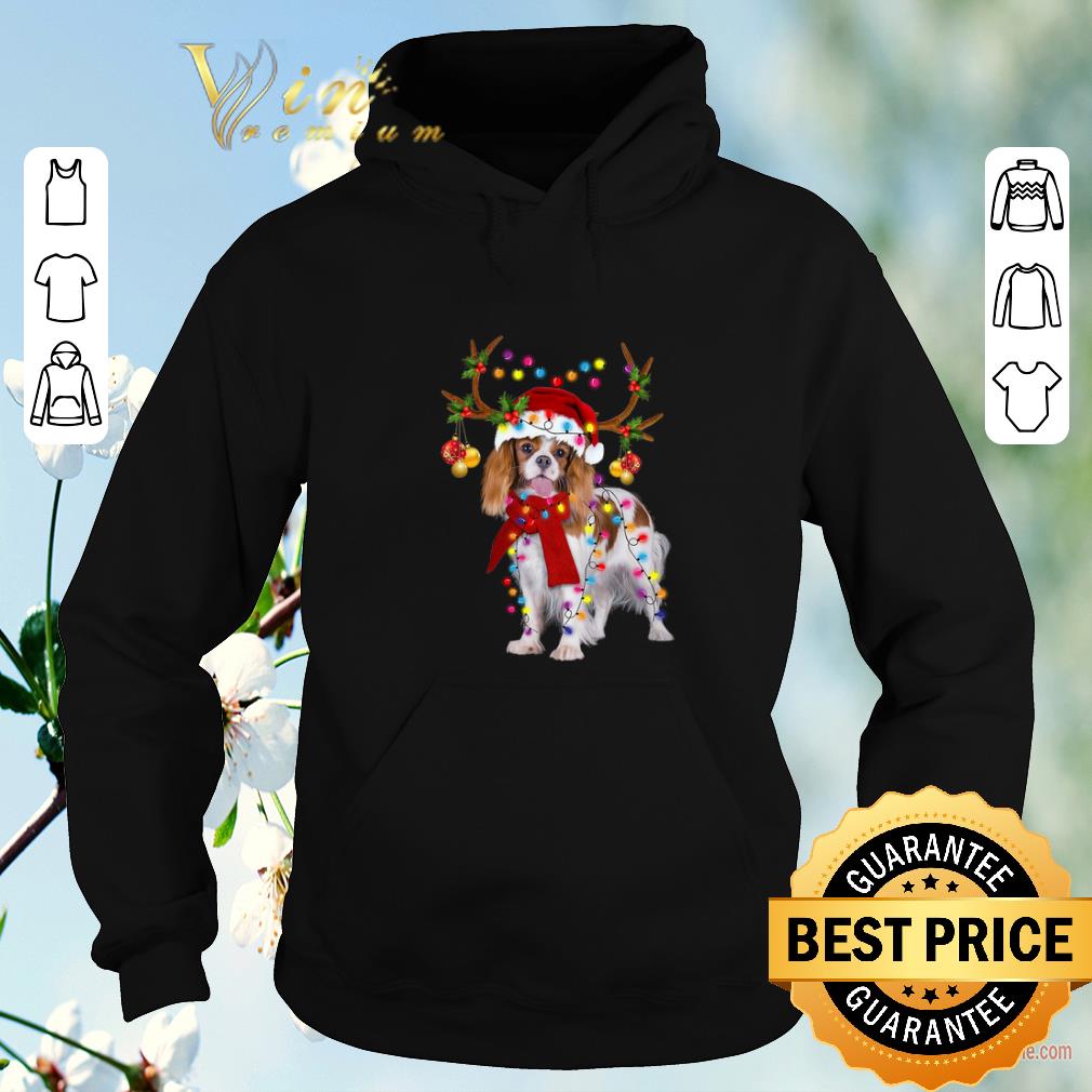 Funny Cavalier King reindeer Christmas shirt 4 - Funny Cavalier King reindeer Christmas shirt
