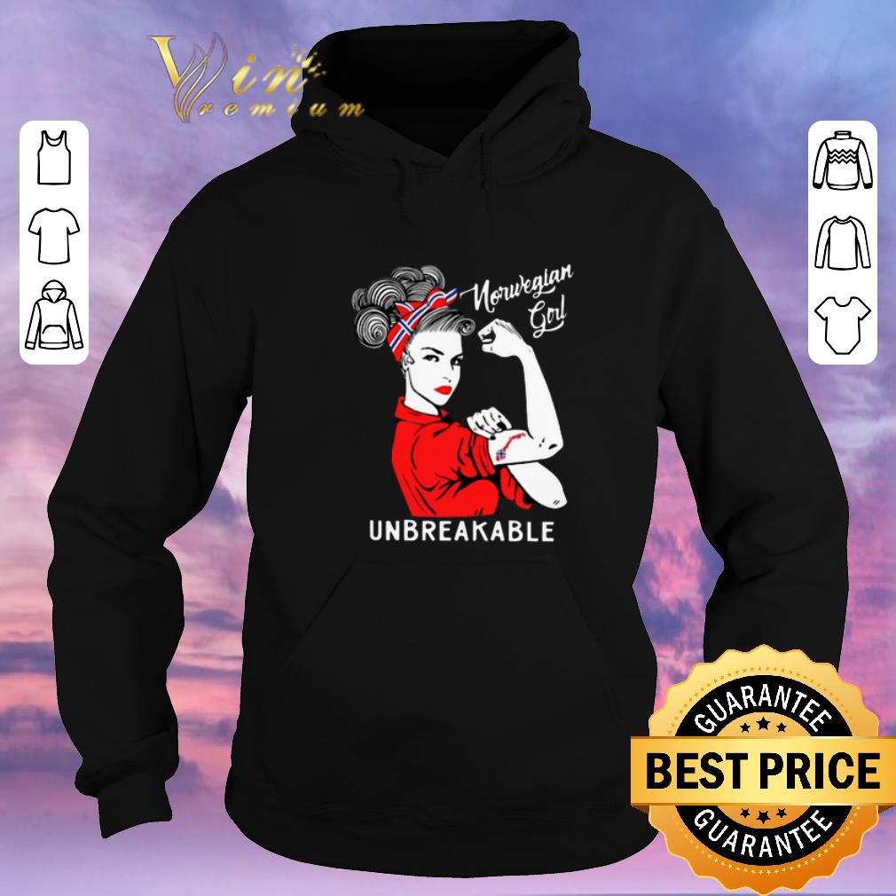 Funny Strong Girl Norwegian Girl Unbreakable Norway flag shirt sweater 4 - Funny Strong Girl Norwegian Girl Unbreakable Norway flag shirt sweater