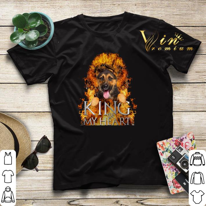 Game Of Thrones German Shepherd King of my heart shirt Game Of Thrones German Shepherd King of my heart shirt 4 - Game Of Thrones German Shepherd King of my heart shirt