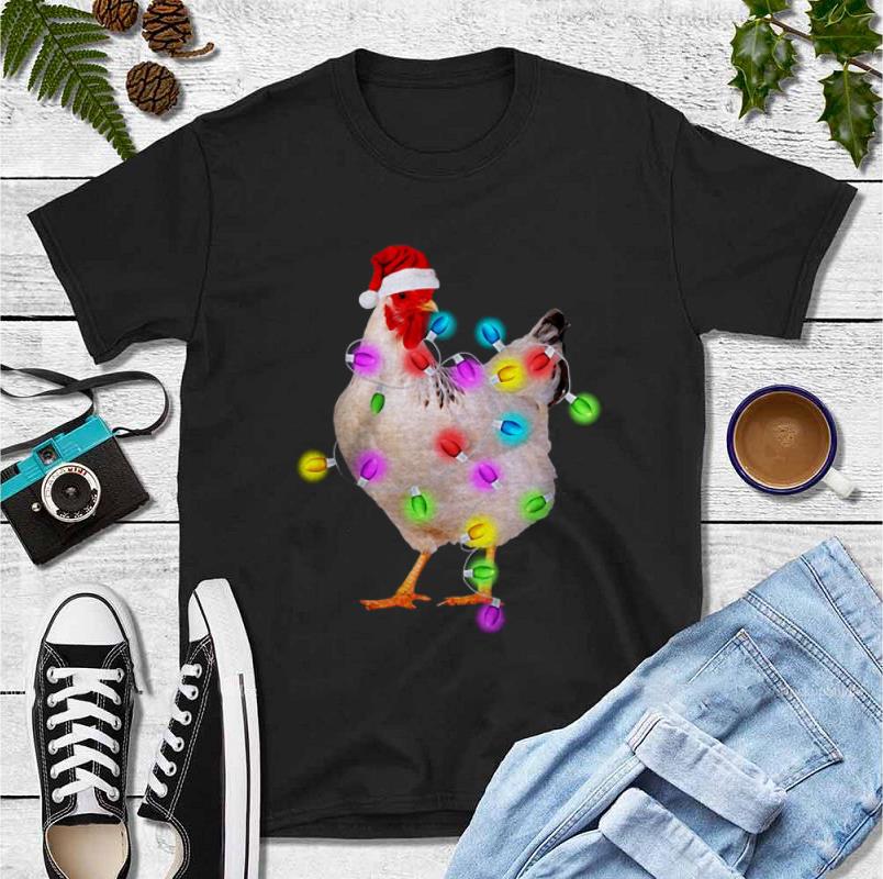 Great Chicken Christmas Lights shirt 4 - Great Chicken Christmas Lights shirt