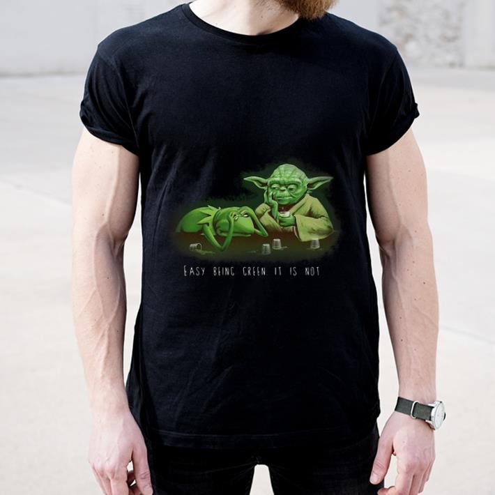 Great Kermit The Frog Yoda Easy Being Green It Is Not shirt 4 - Great Kermit The Frog Yoda Easy Being Green It Is Not shirt