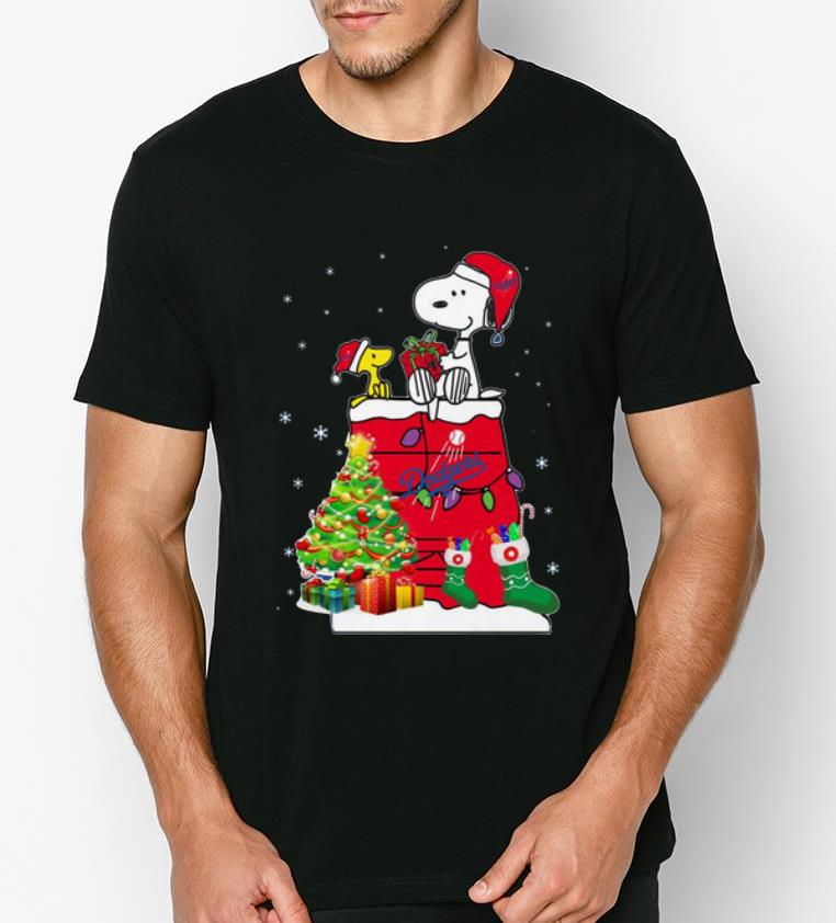 Great Los Angeles Dodgers Snoopy And Woodstock Christmas shirt 4 - Great Los Angeles Dodgers Snoopy And Woodstock Christmas shirt