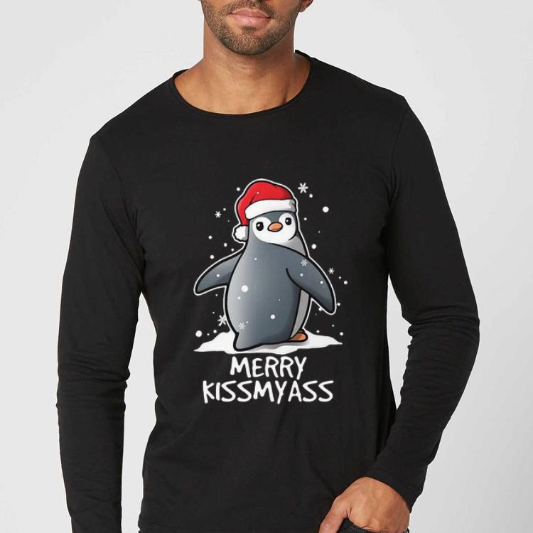 Great Penguins Merry Kissmyass Christmas shirt 4 - Great Penguins Merry Kissmyass Christmas shirt