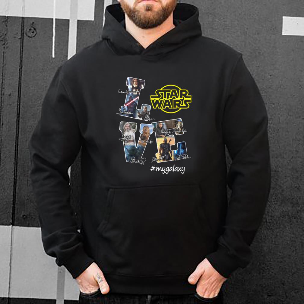 Great Star Wars My Galaxy Love Signatures shirt 4 - Great Star Wars My Galaxy Love Signatures shirt