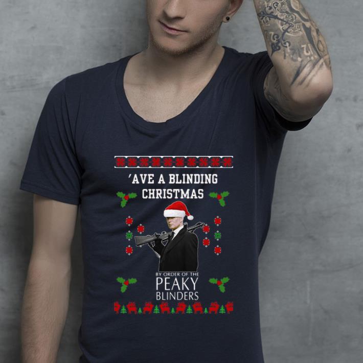 Hot Ave A Blinding Christmas The Peaky Blinders Ugly Christmas shirt 4 - Hot Ave A Blinding Christmas The Peaky Blinders Ugly Christmas shirt