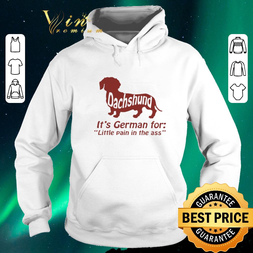 Hot Dachshund it s a German for little pain in the ass shirt sweater 4 - Hot Dachshund it's a German for little pain in the ass shirt sweater