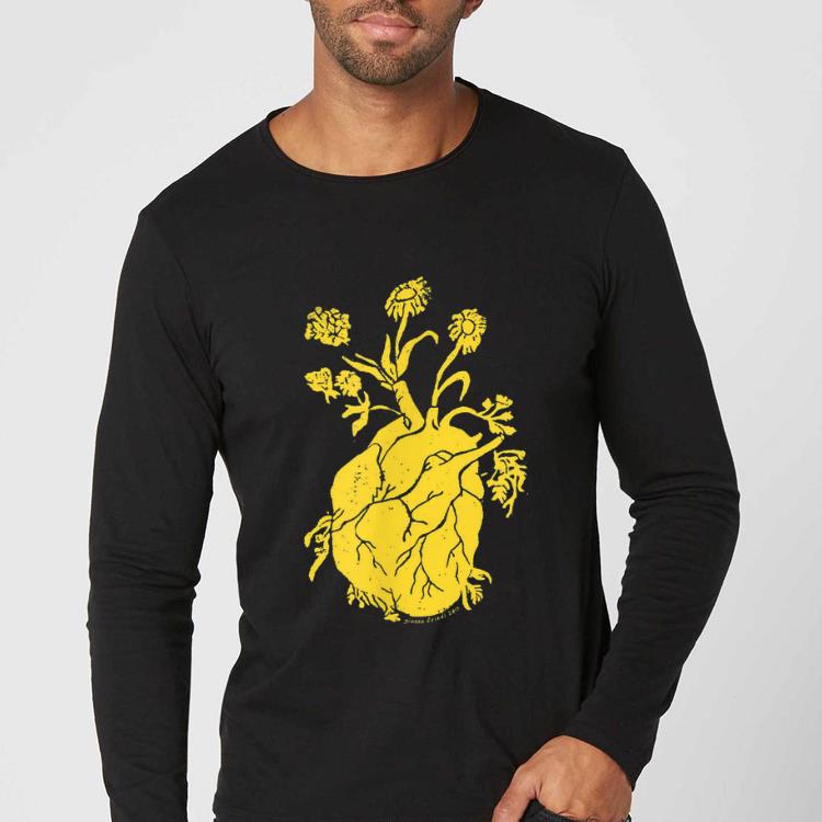 Hot Floral Heart Sunflower shirt 4 - Hot Floral Heart Sunflower shirt