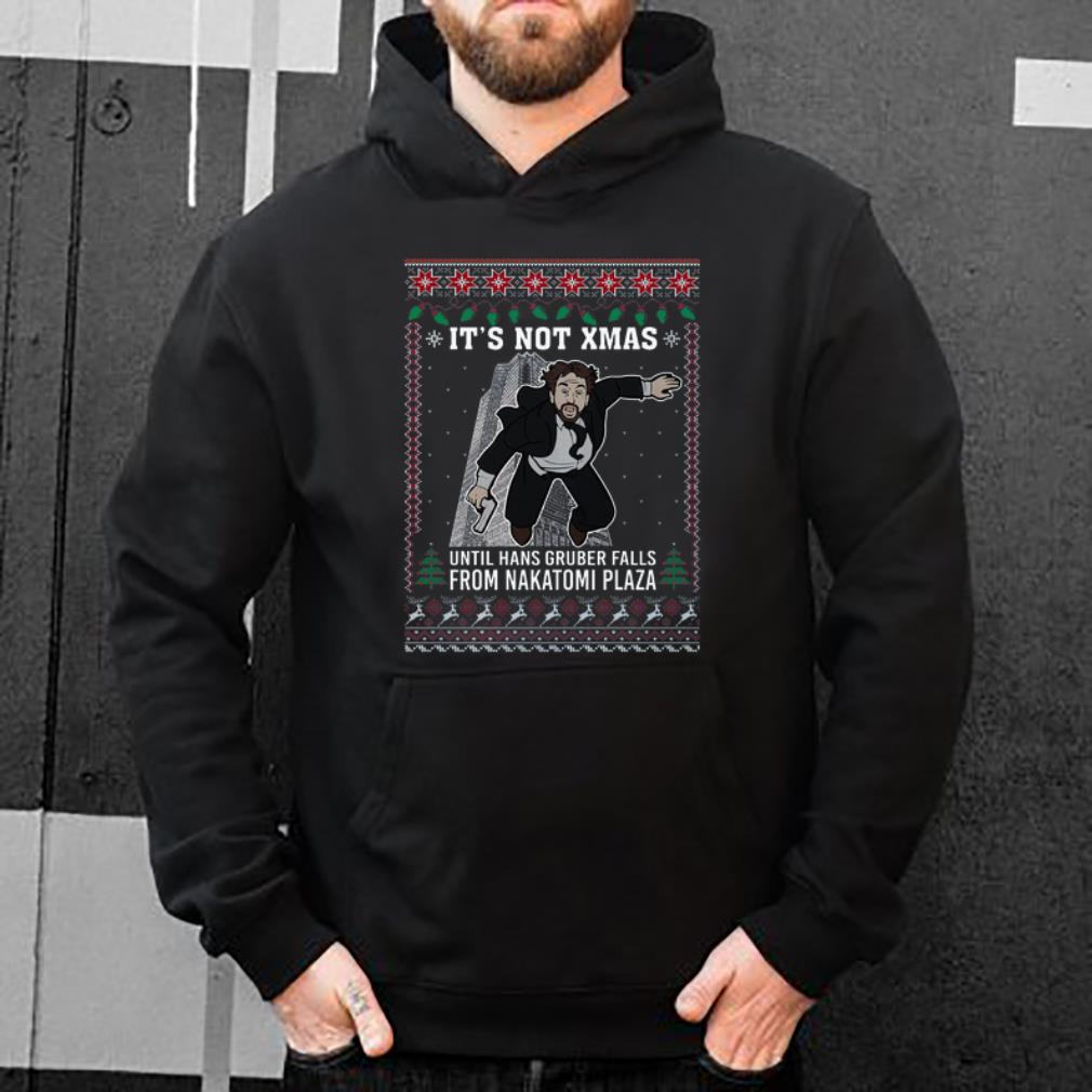 Hot It s Not Xmas Hans Gruber Falls Nakatomi Plaza Ugly Christmas shirt 4 - Hot It’s Not Xmas Hans Gruber Falls Nakatomi Plaza Ugly Christmas shirt