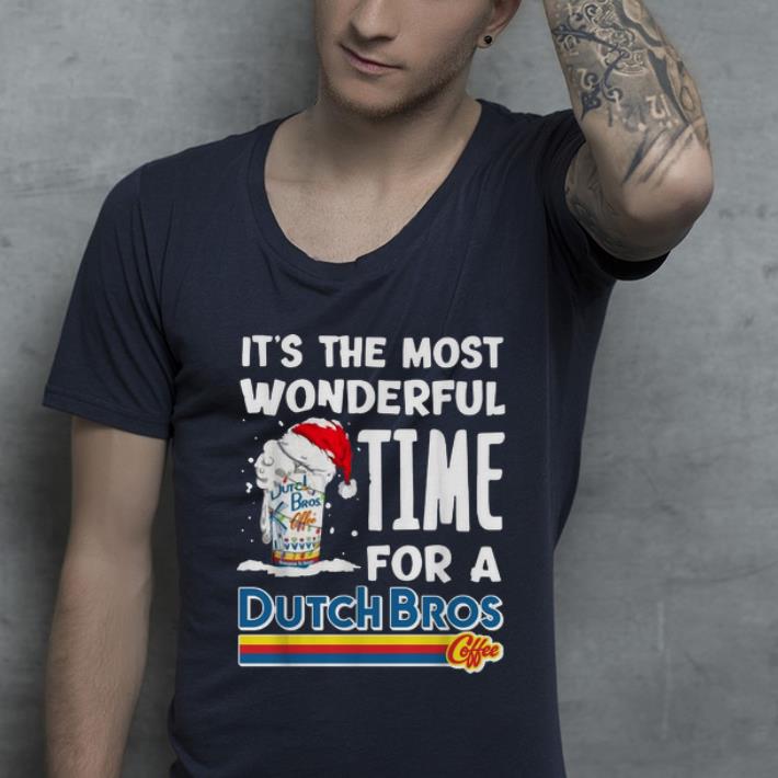 Hot It s The Most Wonderful Time For A Dutch Bros Coffee Christmas shirt 4 - Hot It's The Most Wonderful Time For A Dutch Bros Coffee Christmas shirt