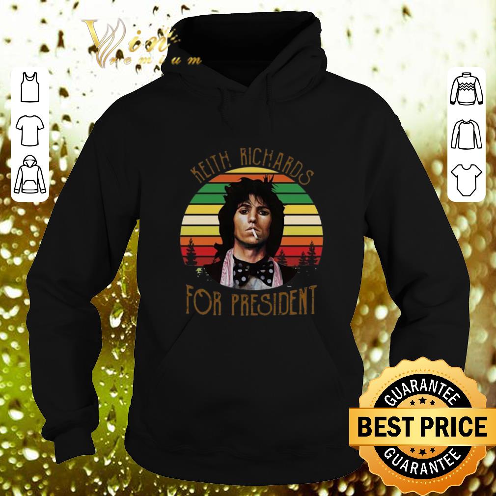 Hot Keith Richards for President vintage sunset shirt 4 - Hot Keith Richards for President vintage sunset shirt