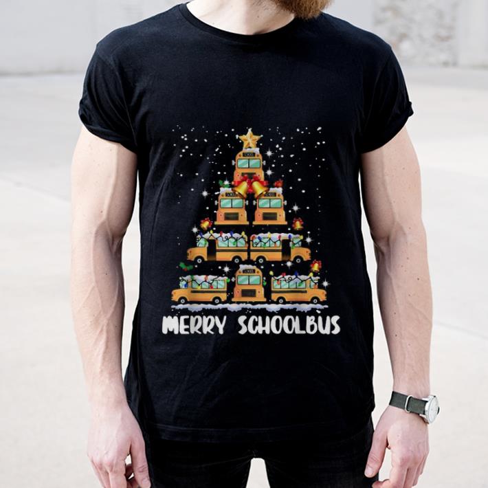 Hot Merry Schoolbus Christmas tree school bus driver shirt 4 - Hot Merry Schoolbus Christmas tree school bus driver shirt
