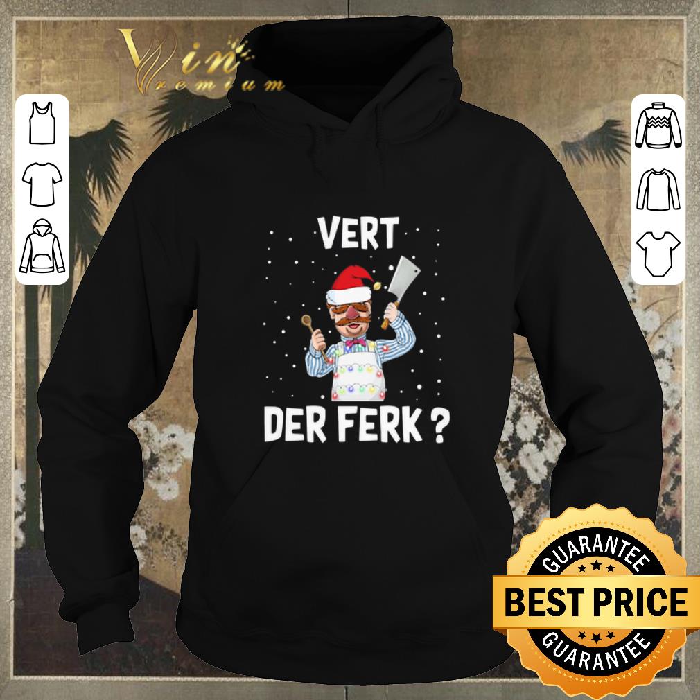 Hot Santa Chef Vert Der Ferk Christmas shirt sweater 4 - Hot Santa Chef Vert Der Ferk Christmas shirt sweater