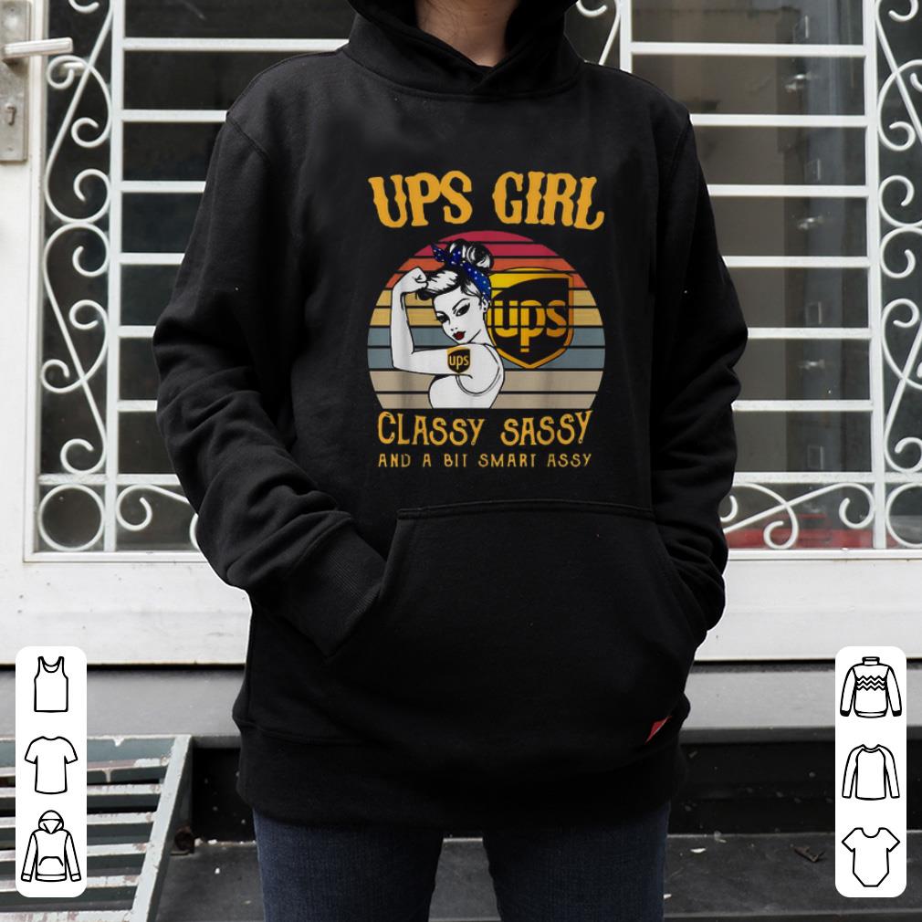 Hot Vintage Ups girl ups classy sassy and a bit smart assy shirt 4 - Hot Vintage Ups girl ups classy sassy and a bit smart assy shirt