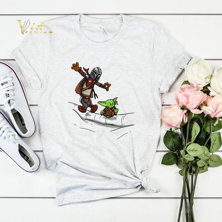 Mando and Baby Yoda Mandalorian shirt sweater 4 - Mando and Baby Yoda Mandalorian shirt sweater