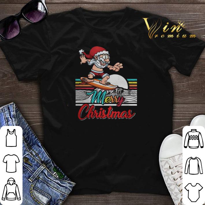 Merry Christmas Surfing Santa Claus Hawaiian shirt 1 - Merry Christmas Surfing Santa Claus Hawaiian shirt