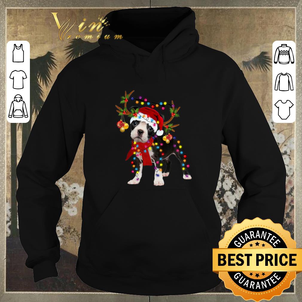 Nice Boston Terrier gorgeous reindeer Christmas shirt 4 - Nice Boston Terrier gorgeous reindeer Christmas shirt