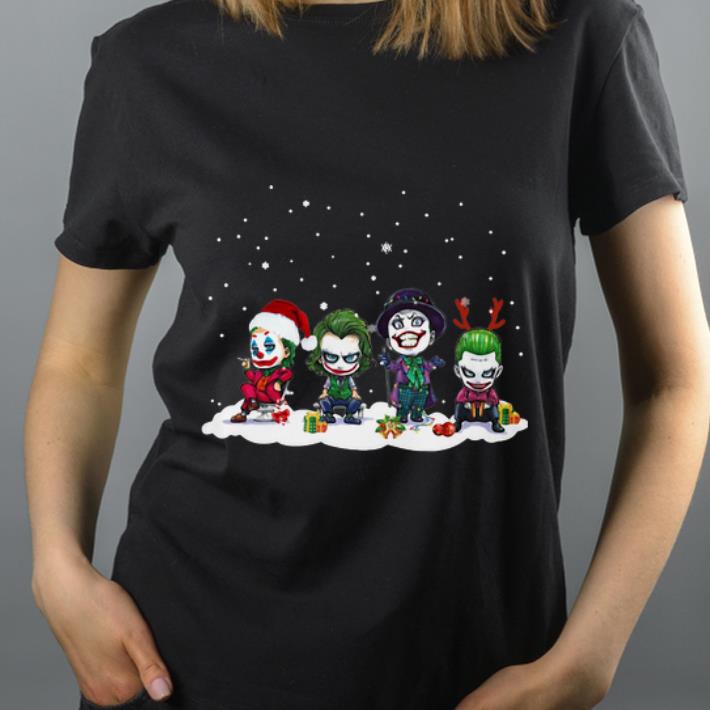 Nice Chibi Joker All Series Merry Christmas shirt 4 - Nice Chibi Joker All Series Merry Christmas shirt