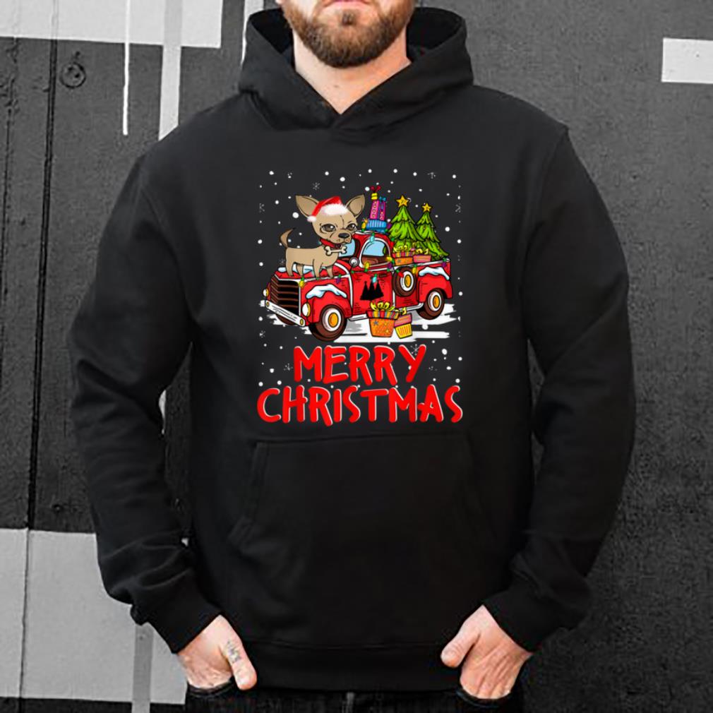 Nice Chihuahua Rides Red Truck Merry Christmas Pajama Funny Gifts sweater 4 - Nice Chihuahua Rides Red Truck Merry Christmas Pajama Funny Gifts sweater