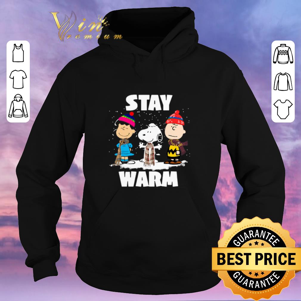 Nice Christmas Stay Warm Peanuts characters shirt 4 - Nice Christmas Stay Warm Peanuts characters shirt