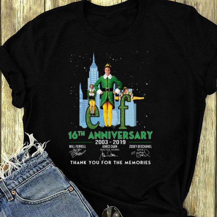 Nice Elf 16th Anniversary 2003 2019 Thank You For The Memories shirt 4 1 - Nice Elf 16th Anniversary 2003 2019 Thank You For The Memories shirt