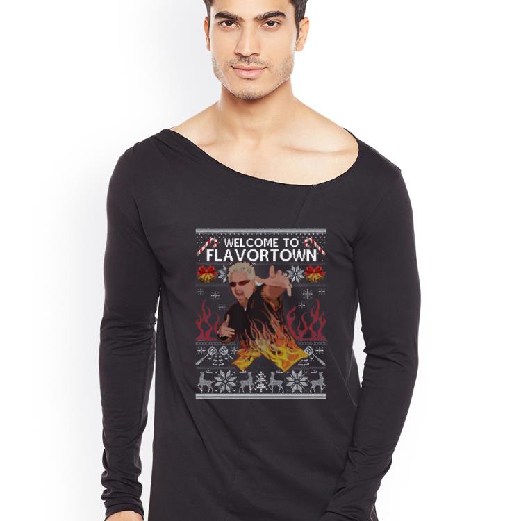 Nice Guy Fieri Welcome To Flavortown Ugly Christmas shirt 4 - Nice Guy Fieri Welcome To Flavortown Ugly Christmas shirt