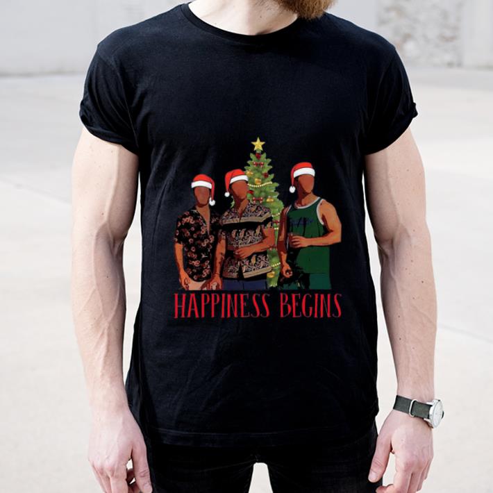 Nice Happiness Begins Christmas Tree Brothers shirt 4 - Nice Happiness Begins Christmas Tree Brothers shirt