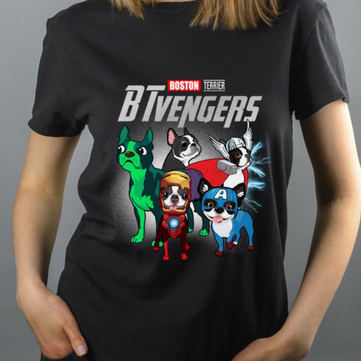Nice Marvel Avengers Endgame Boston Terrier BTvengers shirt 4 - Nice Marvel Avengers Endgame Boston Terrier BTvengers shirt